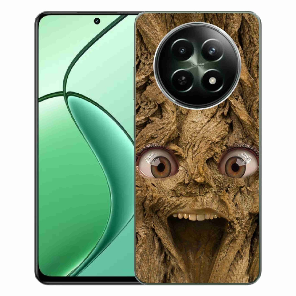 Gél borító mmCase a Realme 12 5G/12x 5G készülékhez - boldog fa szemekkel
