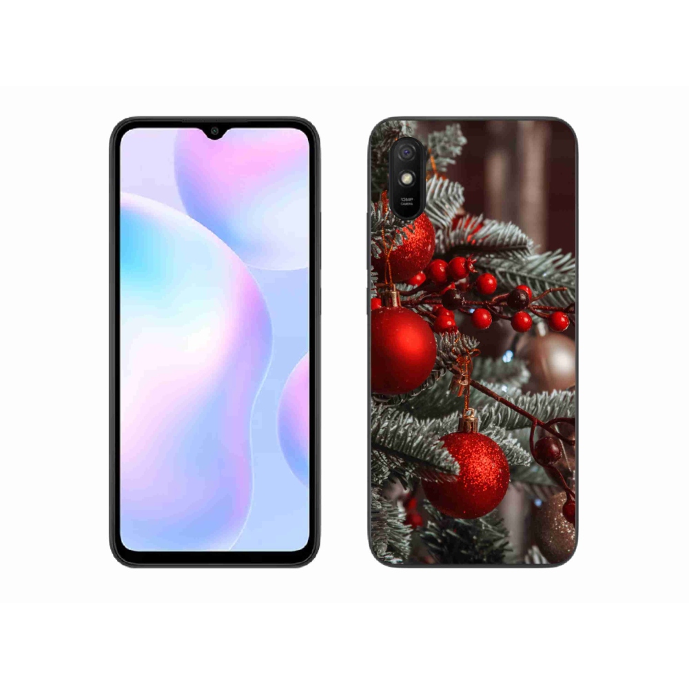 Gél borítás mmCase a Xiaomi Redmi 9A számára - karácsonyi dekorációk 2