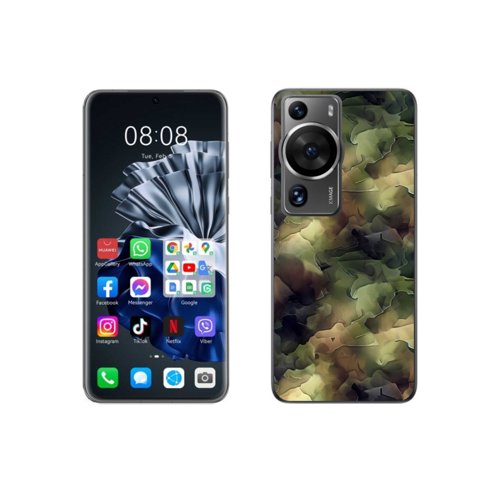 Gél borítás mmCase a Huawei P60 Pro készülékhez - álcázó minta 10