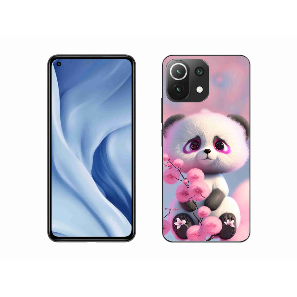 Gélburkolat mmCase a Xiaomi 11 Lite 5G NE számára - aranyos panda 1