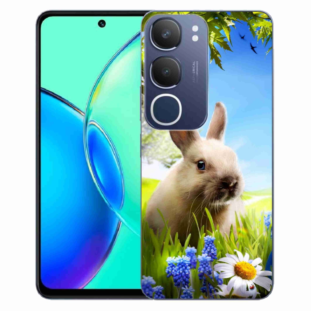 Gél védőburkolat mmCase a Vivo Y19s készülékhez - nyuszi