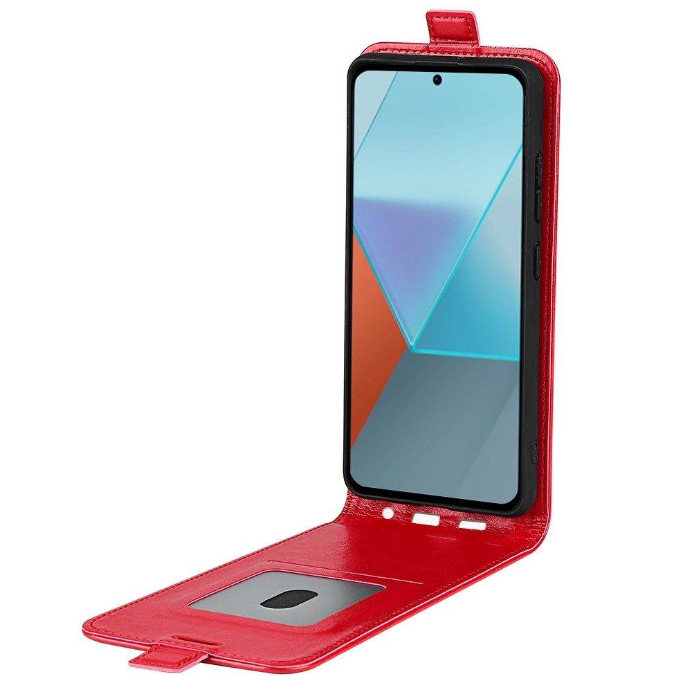 Függőleges flip tok Xiaomi Redmi Note 13 Pro 5G/Poco X6 5G - piros