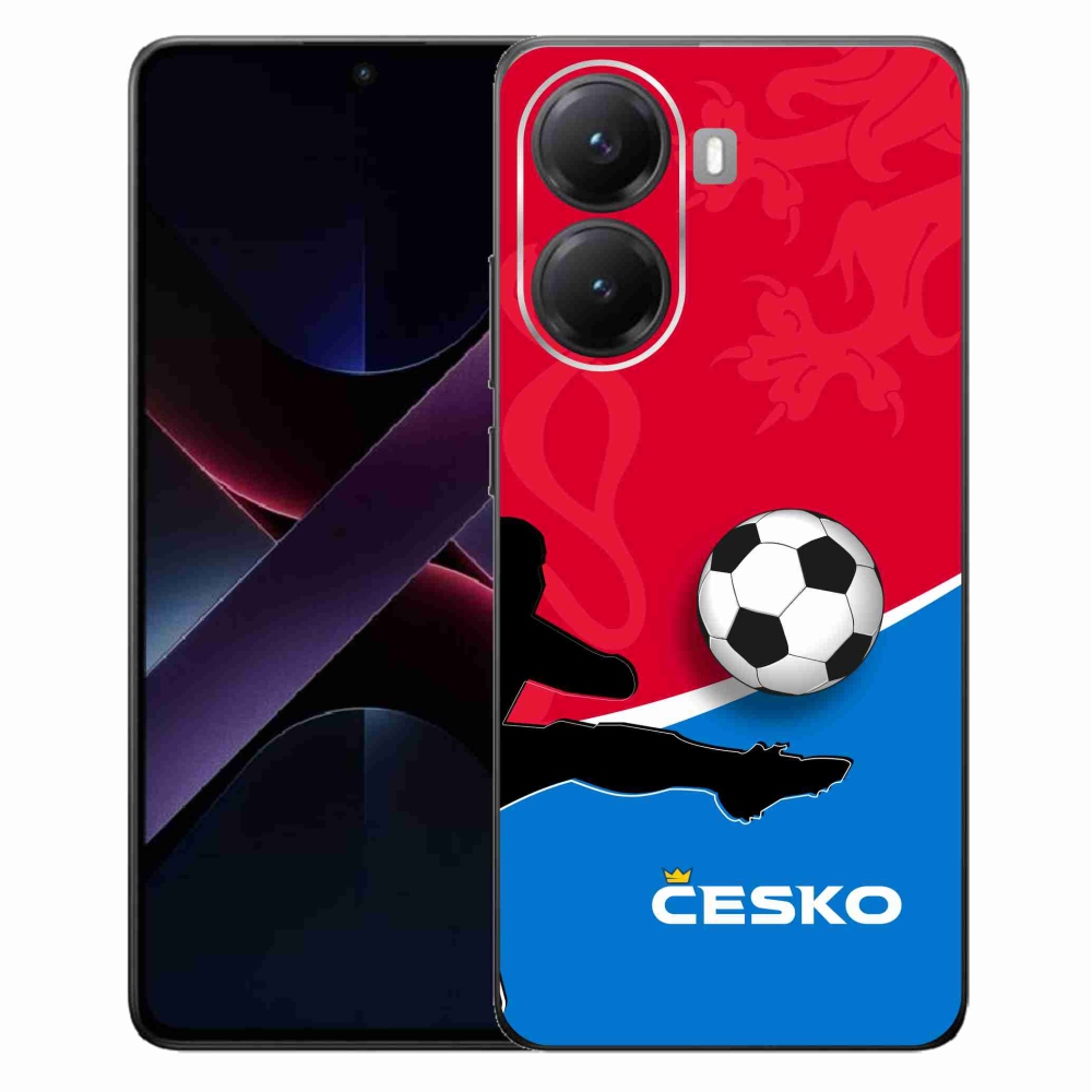 Gél borítás mmCase a Xiaomi Poco X7 Pro 5G - futball Csehország 2