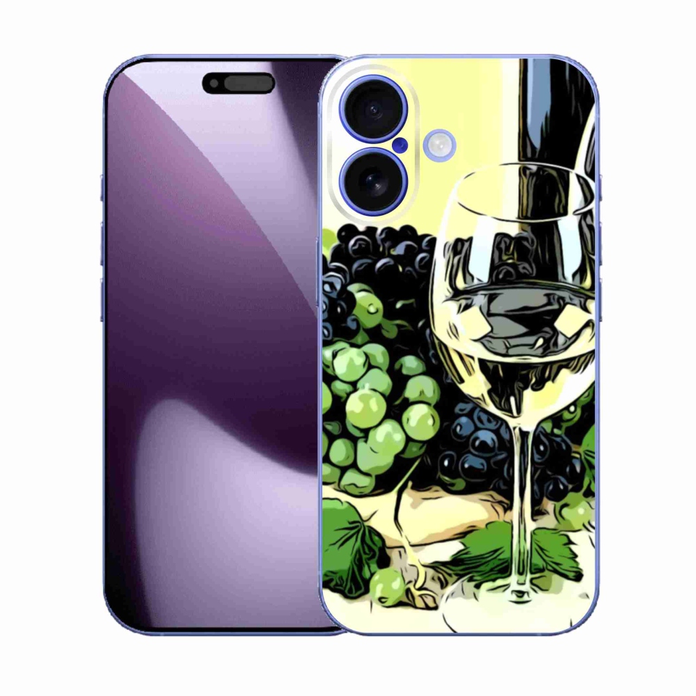 Zselés borítás mmCase iPhone 17 készülékhez - borospohár