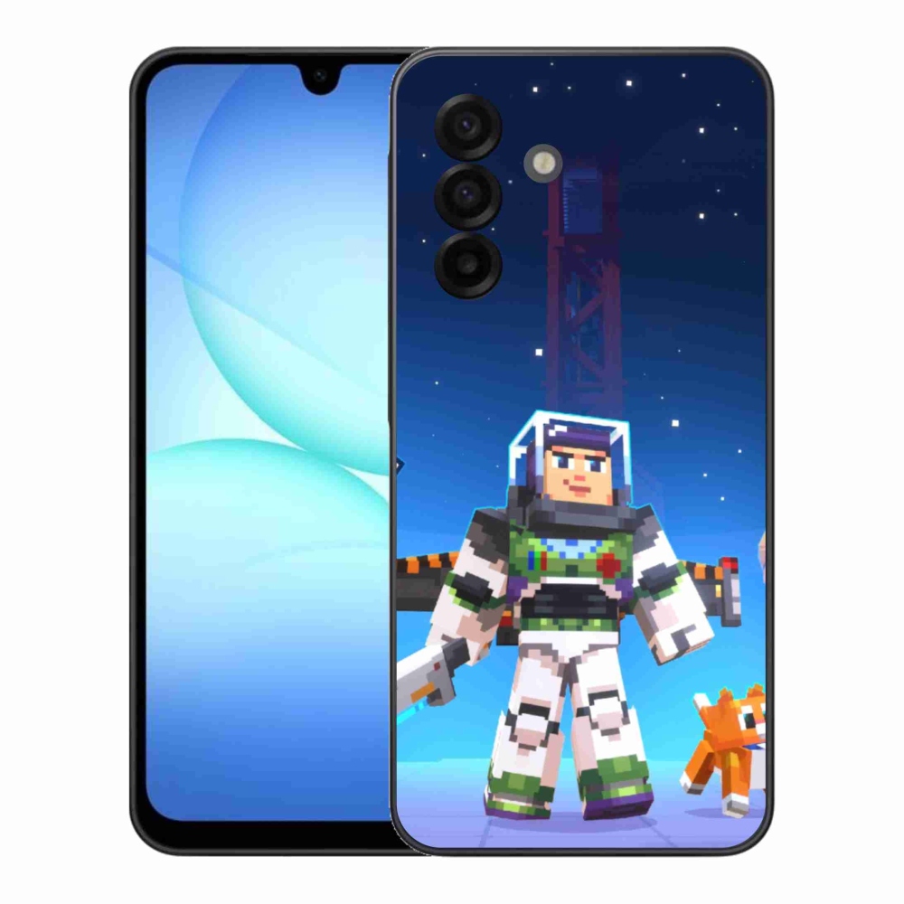 Gél borítás mmCase Samsung Galaxy A17 4G/5G - minecraft 2