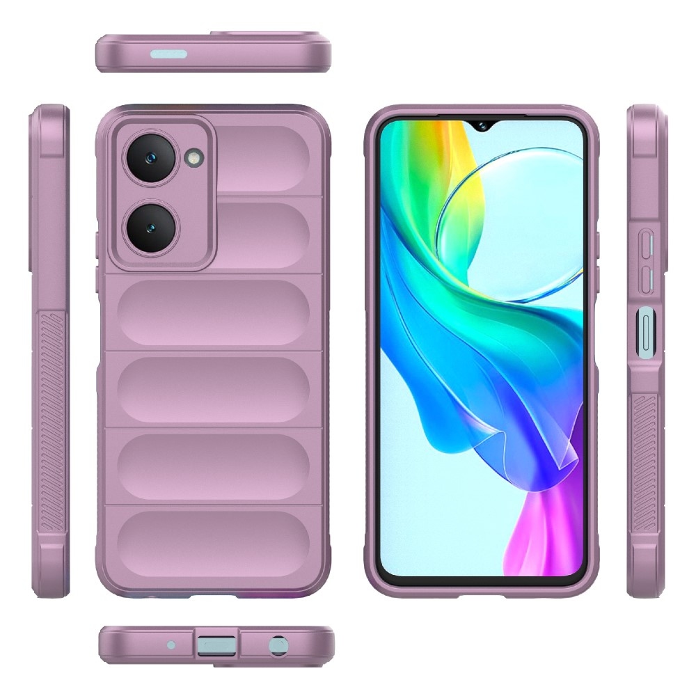 Rugg tartós gél tok a Vivo Y28s 5G készülékhez - világos lila