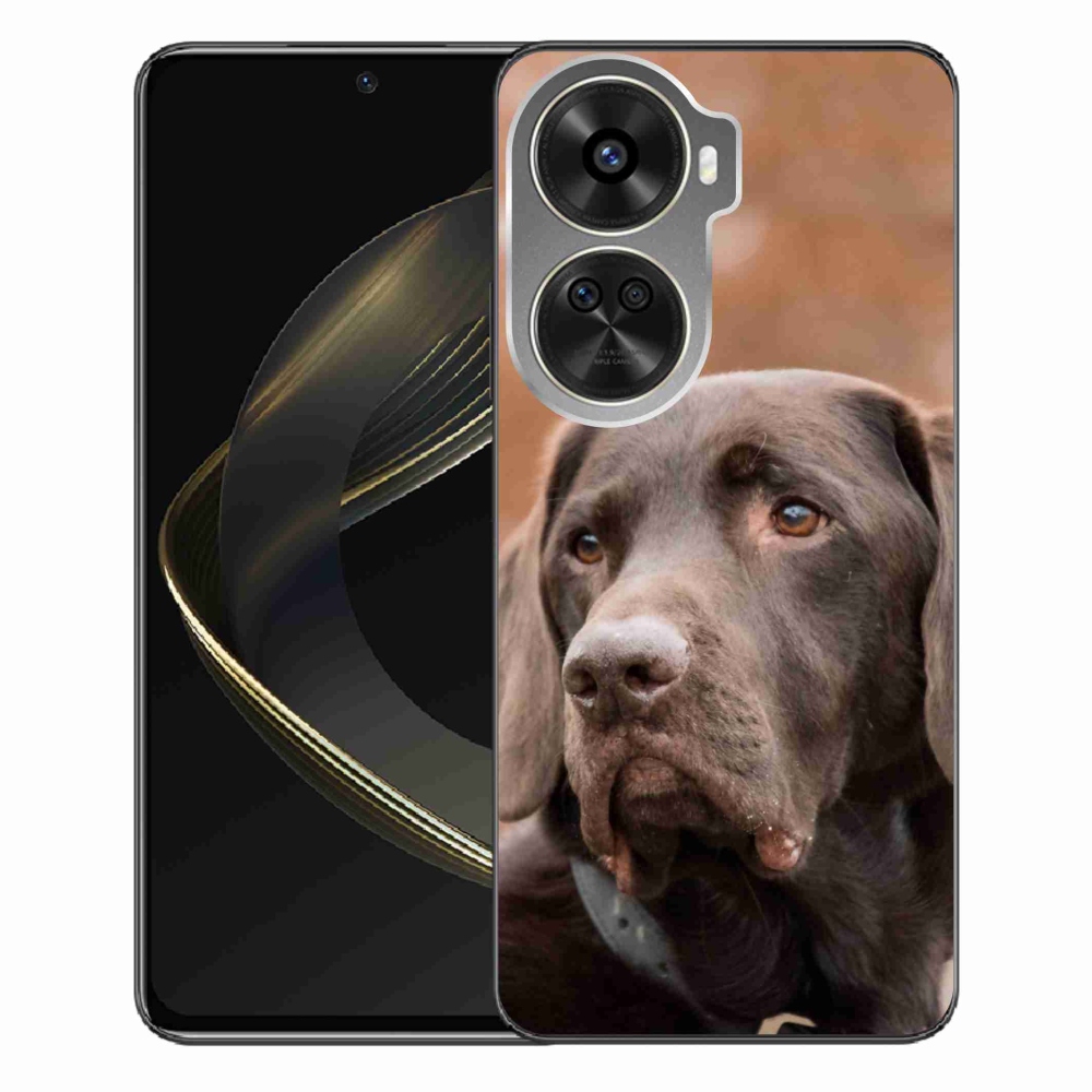 Gél tok mmCase a Huawei Nova 12 SE-hez - barna labrador