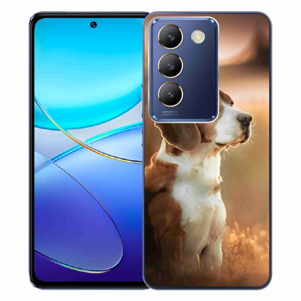 Gél védőburkolat mmCase a Vivo V40 SE 4G/5G készülékhez - bézs színű