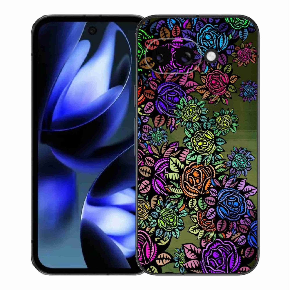 Gél borítás mmCase a Google Pixel 9a - virágok 6