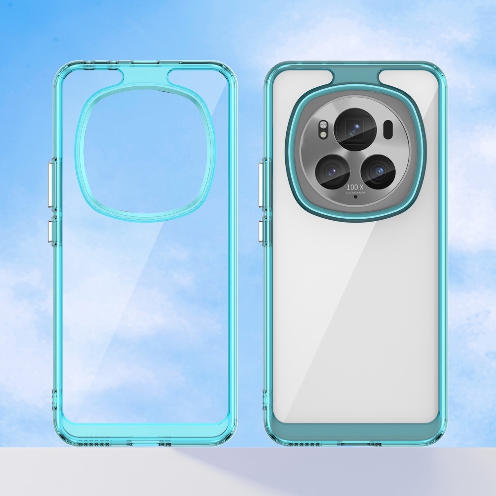 Gél tok fix hátlappal a Honor Magic 6 Pro 5G készülékhez - világoskék színben