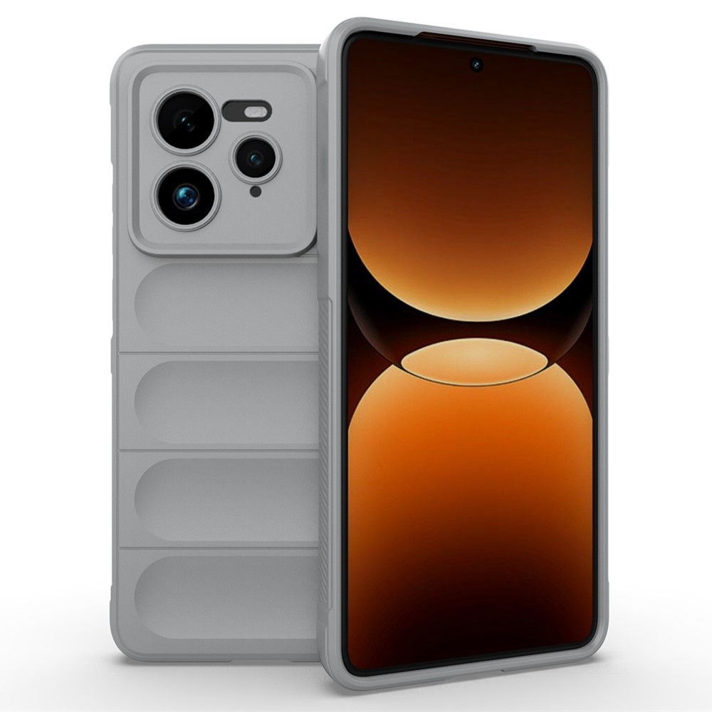 Rugg tartós zselés tok a Realme GT 7 Pro 5G készülékhez - világosszürke