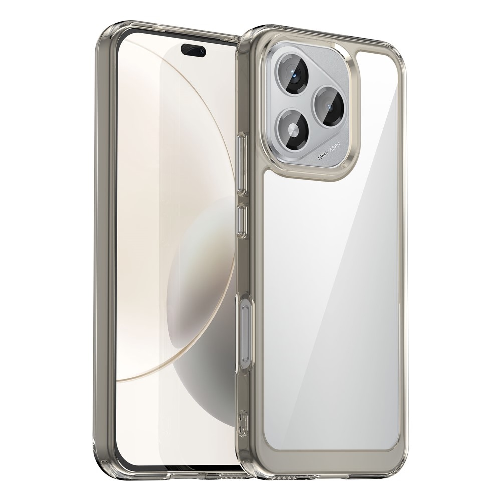 Gél tok fix hátlappal a Honor 400 Lite-hoz - szürke