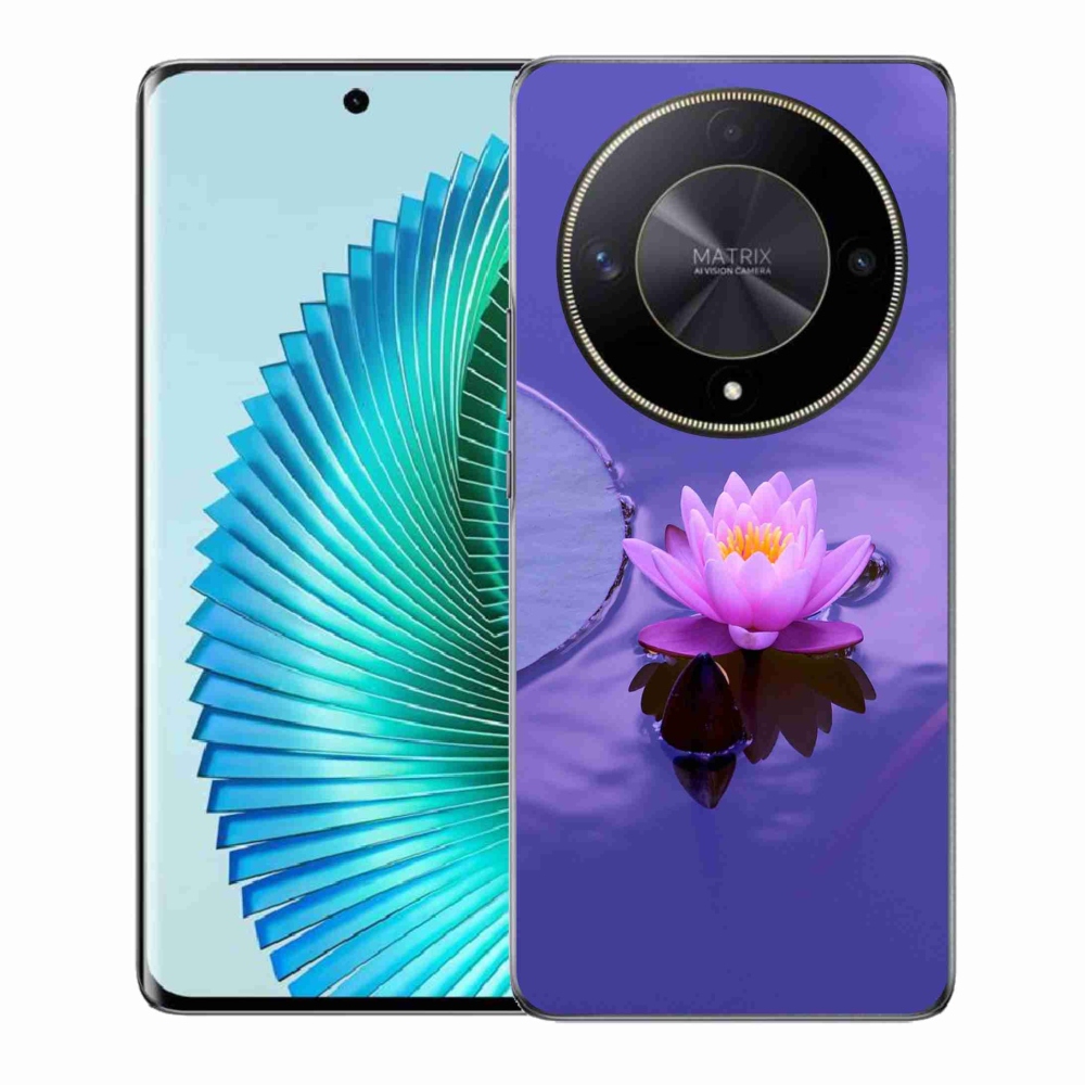 Gél tok mmCase a Honor Magic 6 Lite 5G számára - virág a vízen