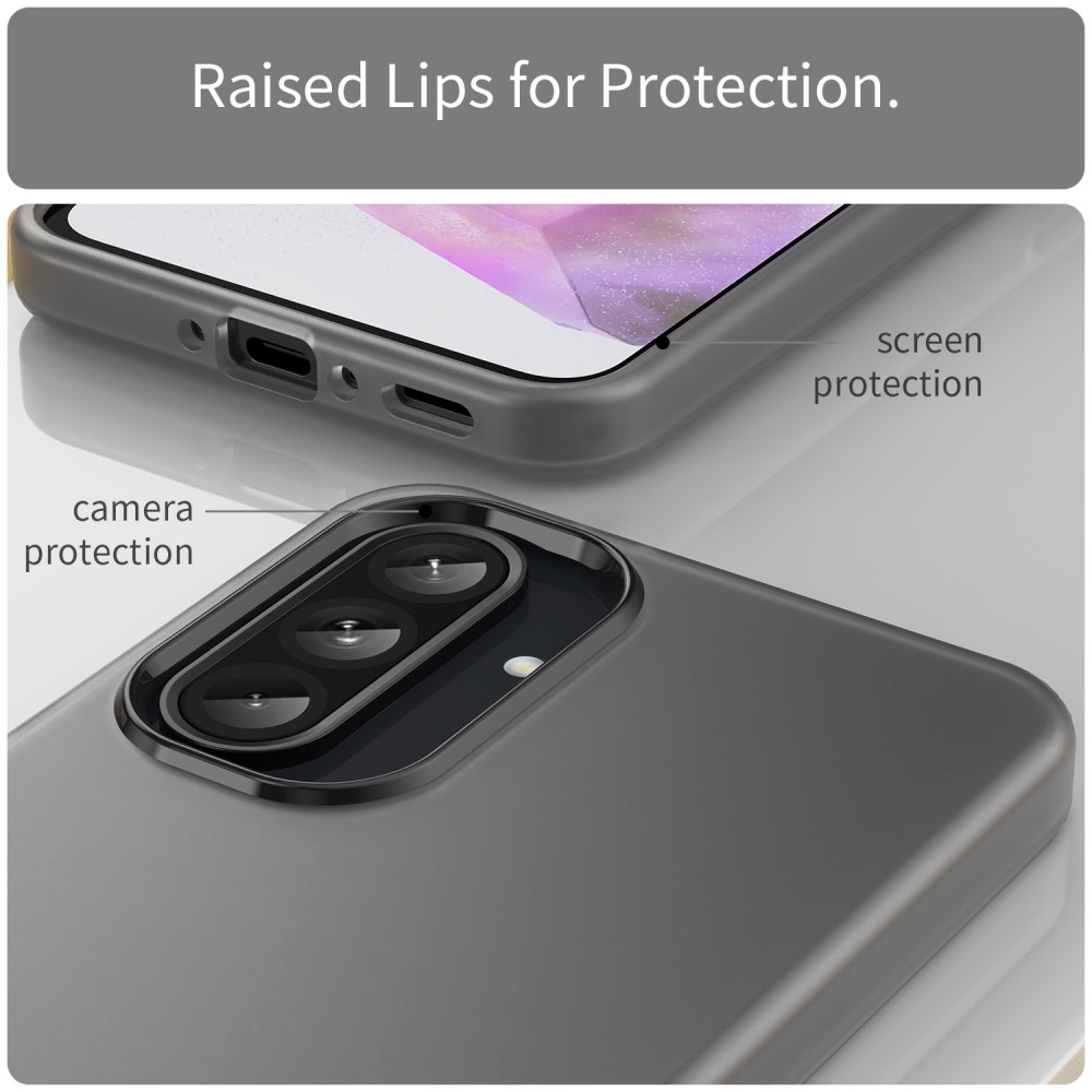 Candys matt zselés tok Samsung Galaxy A36 5G/A56 5G - fekete színben