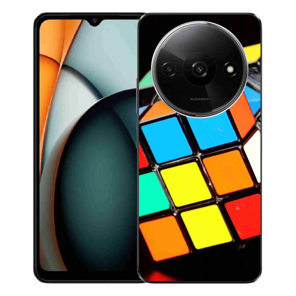 Gél tok mmCase a Xiaomi Redmi A3-hoz - Rubik-kocka
