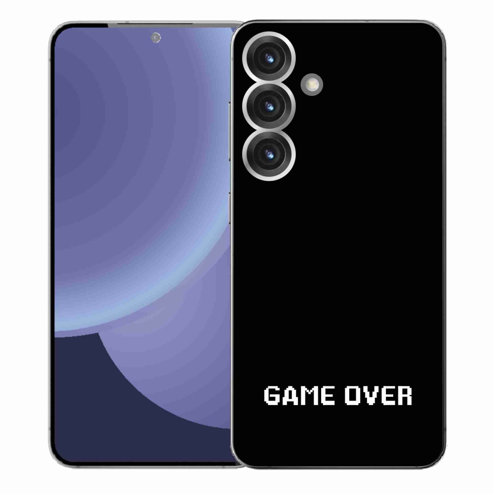 Gél borítás mmCase Samsung Galaxy S25+ - játék fekete háttérrel