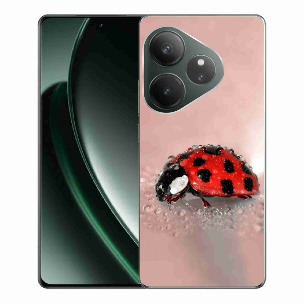 Gél borítás mmCase a Realme GT 6 5G/GT 6T 5G számára - katicabogár