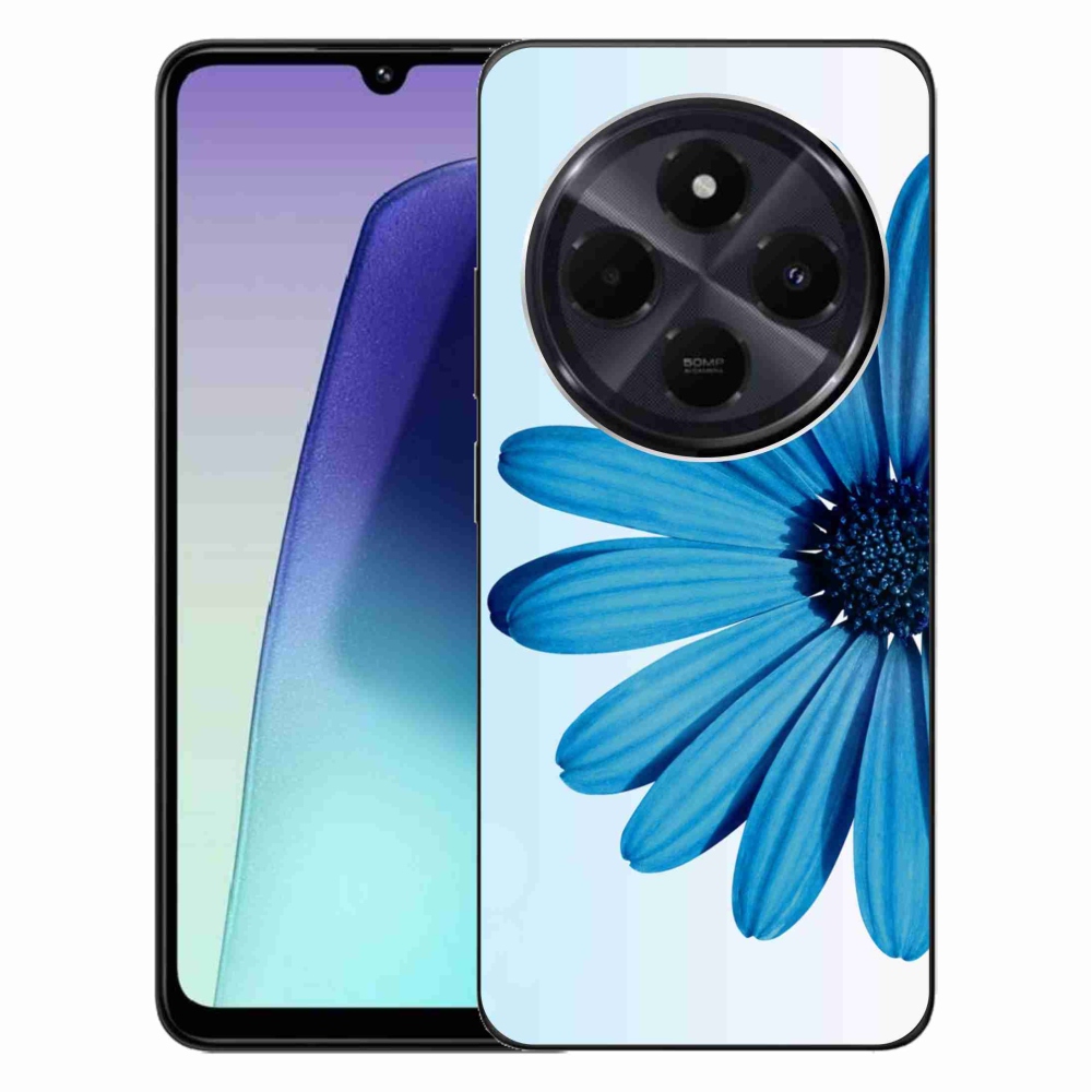 Gél tok mmCase a Xiaomi Redmi 14C/Poco C75-hez - kék százszorszép