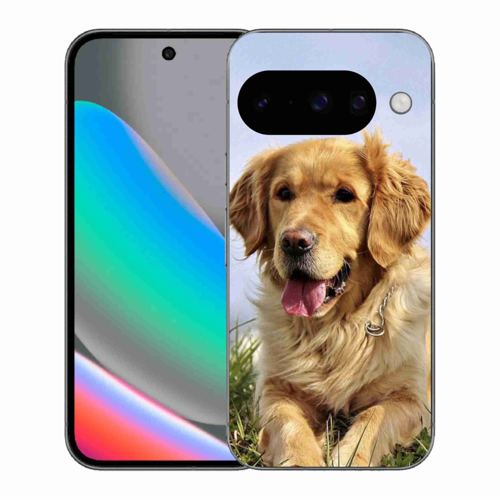 Gél borítás mmCase a Google Pixel 10 számára - arany retriever
