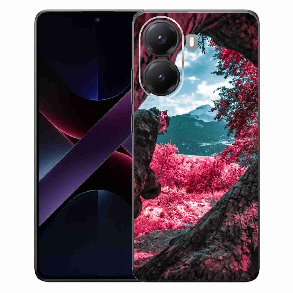 Gél borítás mmCase a Xiaomi Poco X7 Pro 5G számára - hegyi kilátás