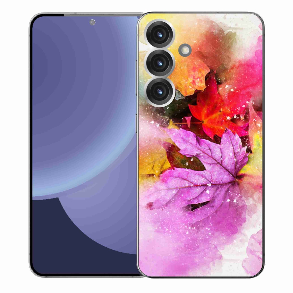 Zselés borítás mmCase Samsung Galaxy S25+ - színes levelek