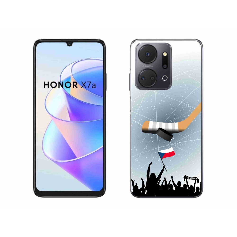 Gél borítás mmCase a Honor X7a számára - hoki rajongóknak