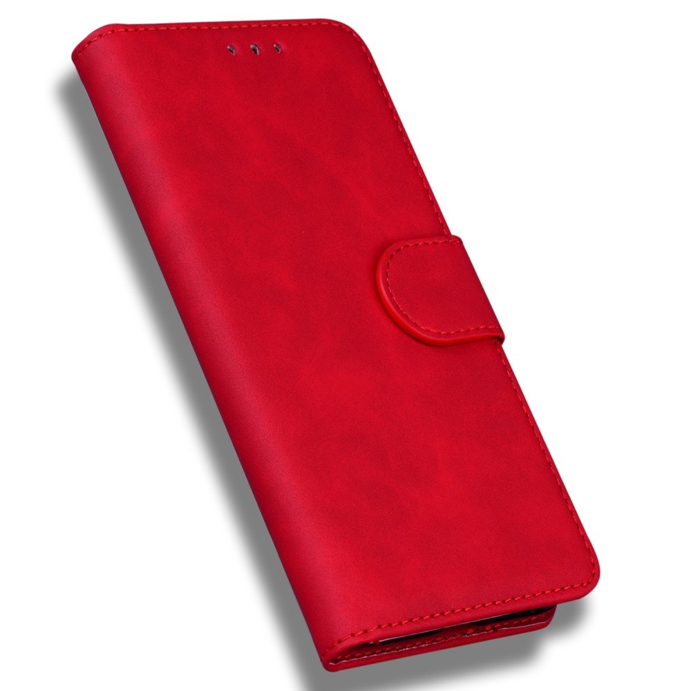 Tárcás könyvtáska Realme Narzo 50-hez - piros