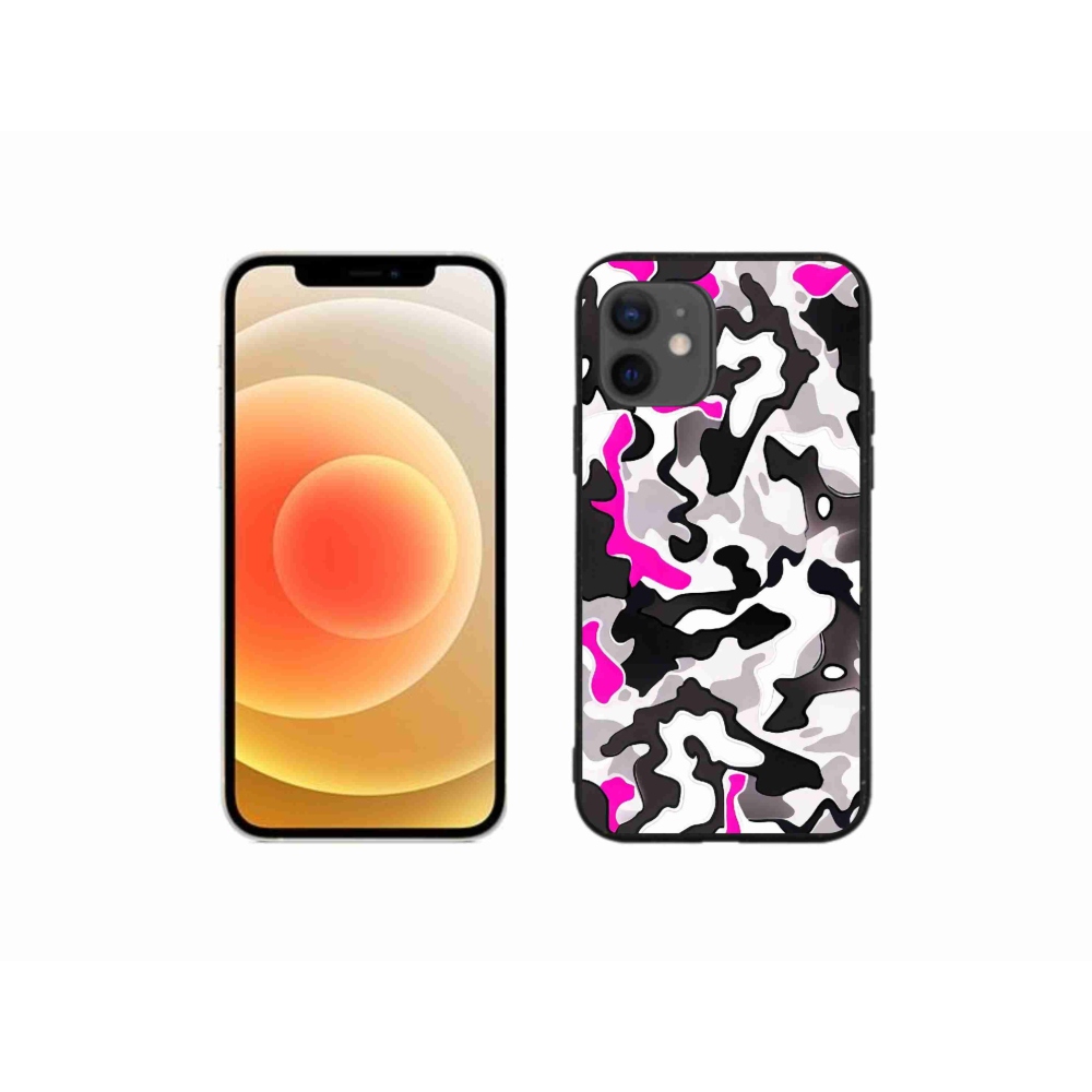 Zselés borítás mmCase iPhone 12 mini készülékhez - terepszínű minta 5