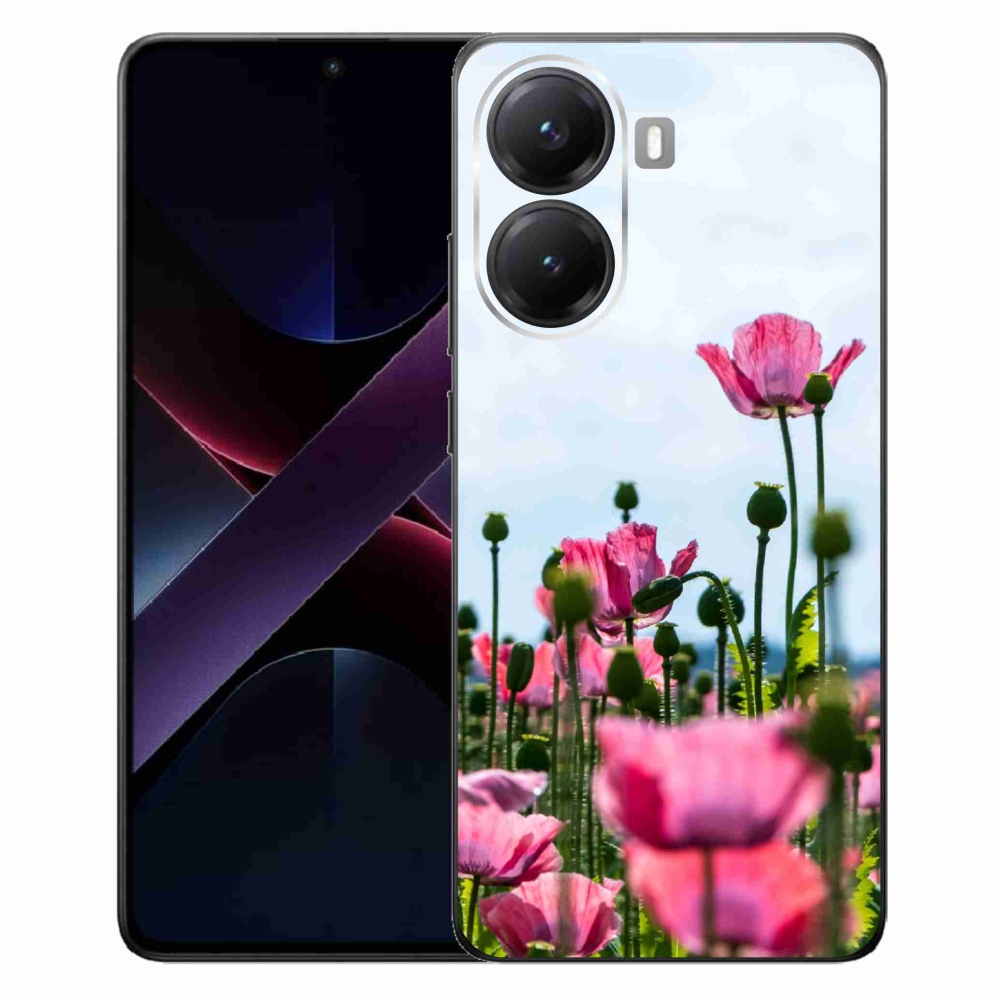 Gél borítás mmCase a Xiaomi Poco X7 Pro 5G számára - mákos színű