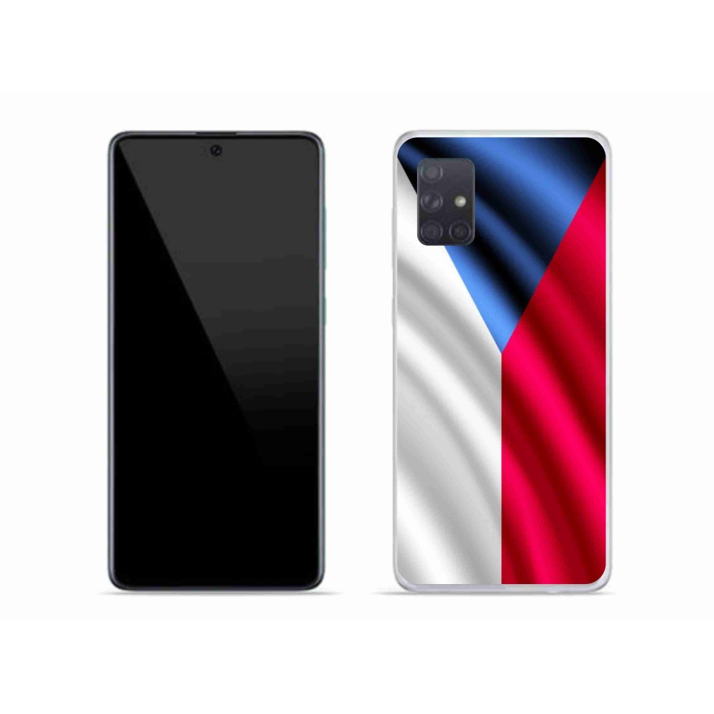 Gél borítás mmCase Samsung Galaxy A71 - cseh zászlóhoz