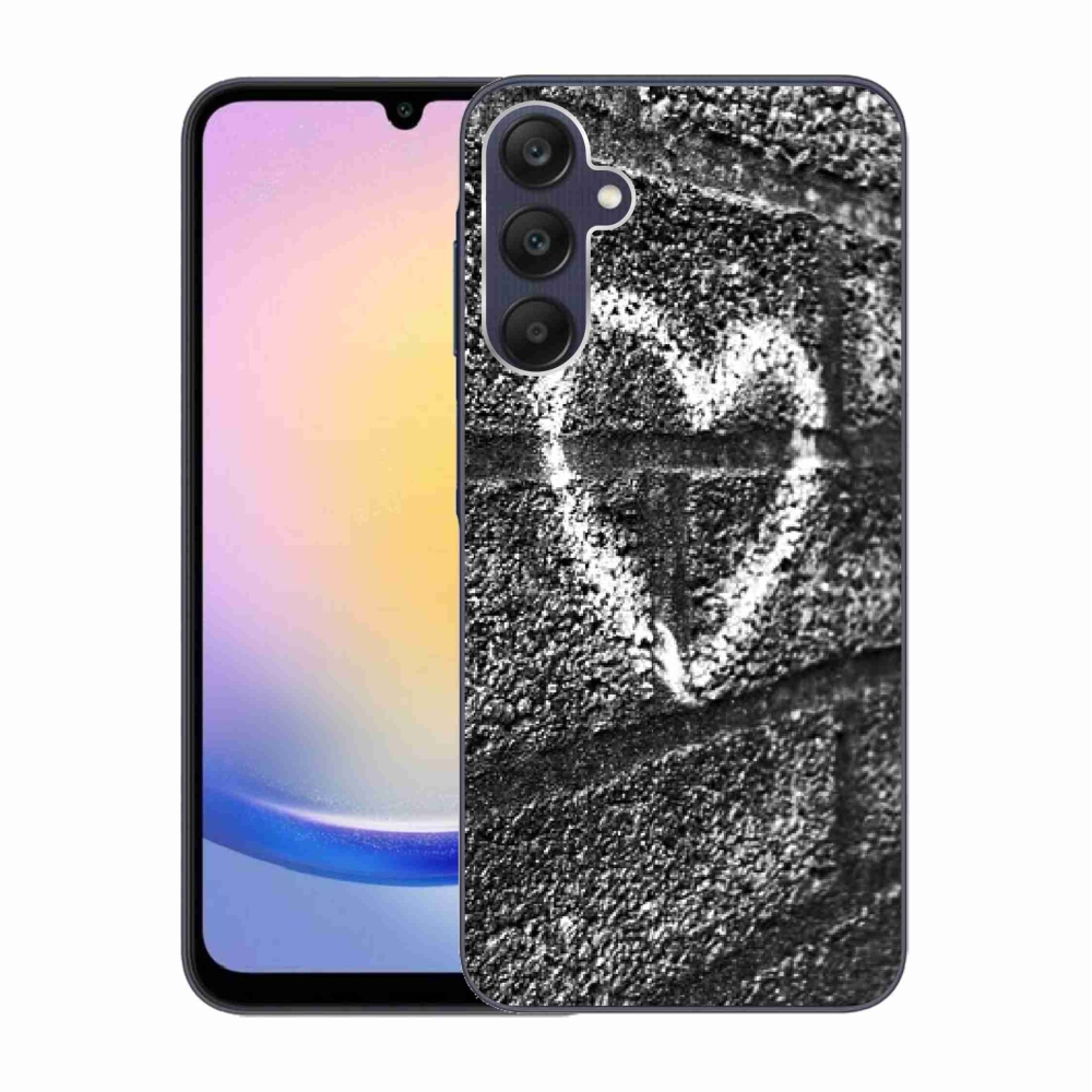 Zselés borítás mmCase Samsung Galaxy A25 5G - szív a falon