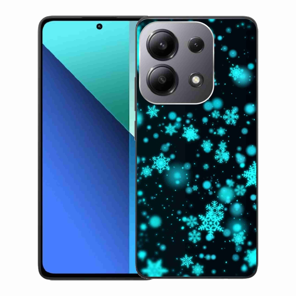 Gél borítás mmCase a Xiaomi Redmi Note 13-hoz - hópelyhek 1