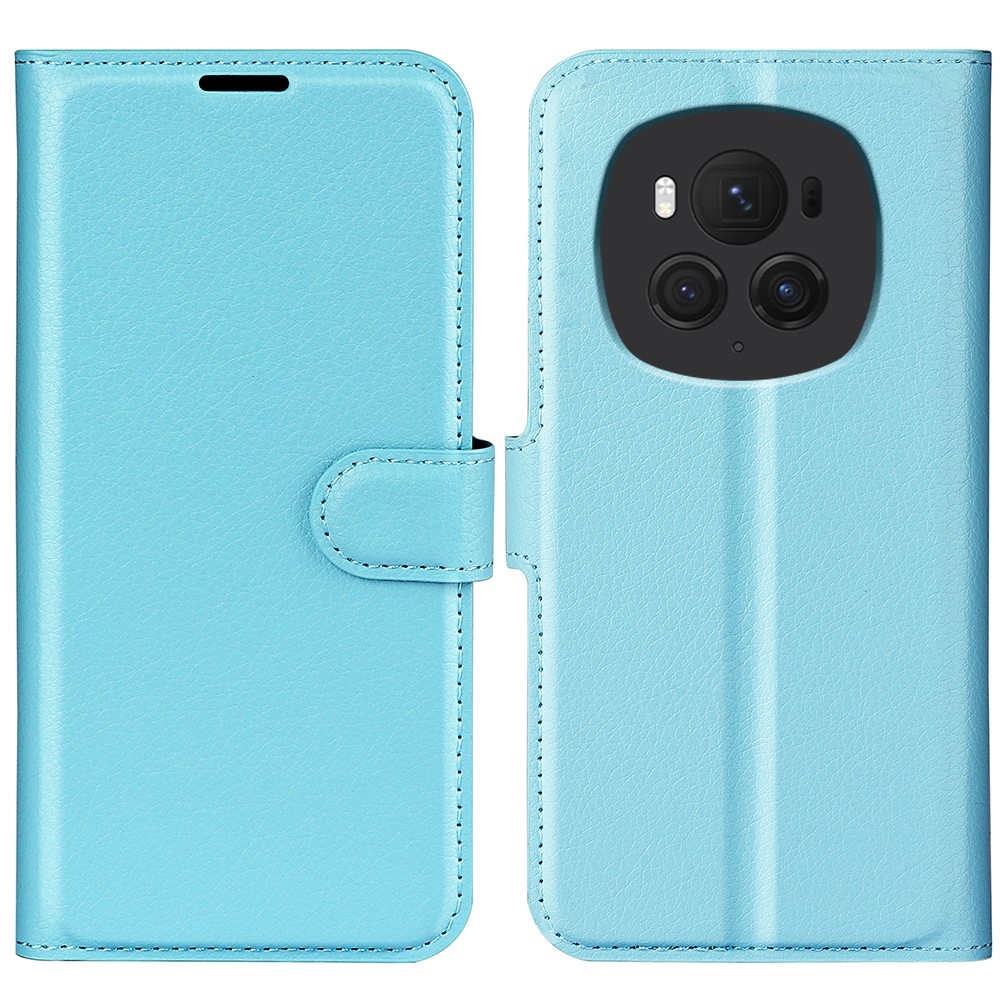 Litchi könyv tok a Honor Magic 6 Pro 5G készülékhez - kék