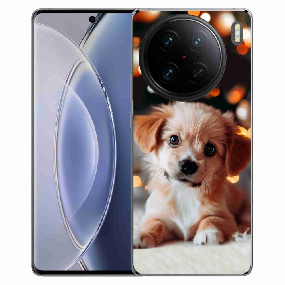 Zselés borítás mmCase a Vivo X90 Pro készülékhez - kölyökkutyakölyök