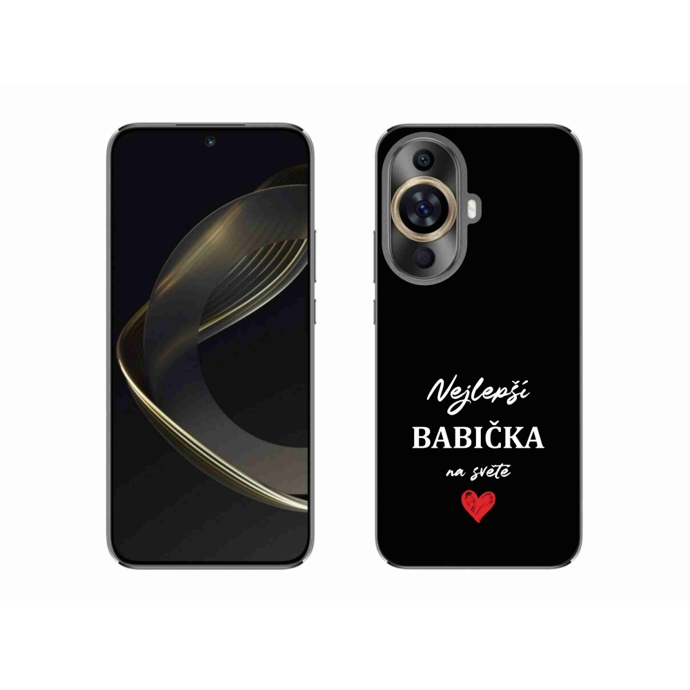 Gél borító mmCase a Huawei Nova 11-en - a legjobb nagymama 1 fekete háttérrel