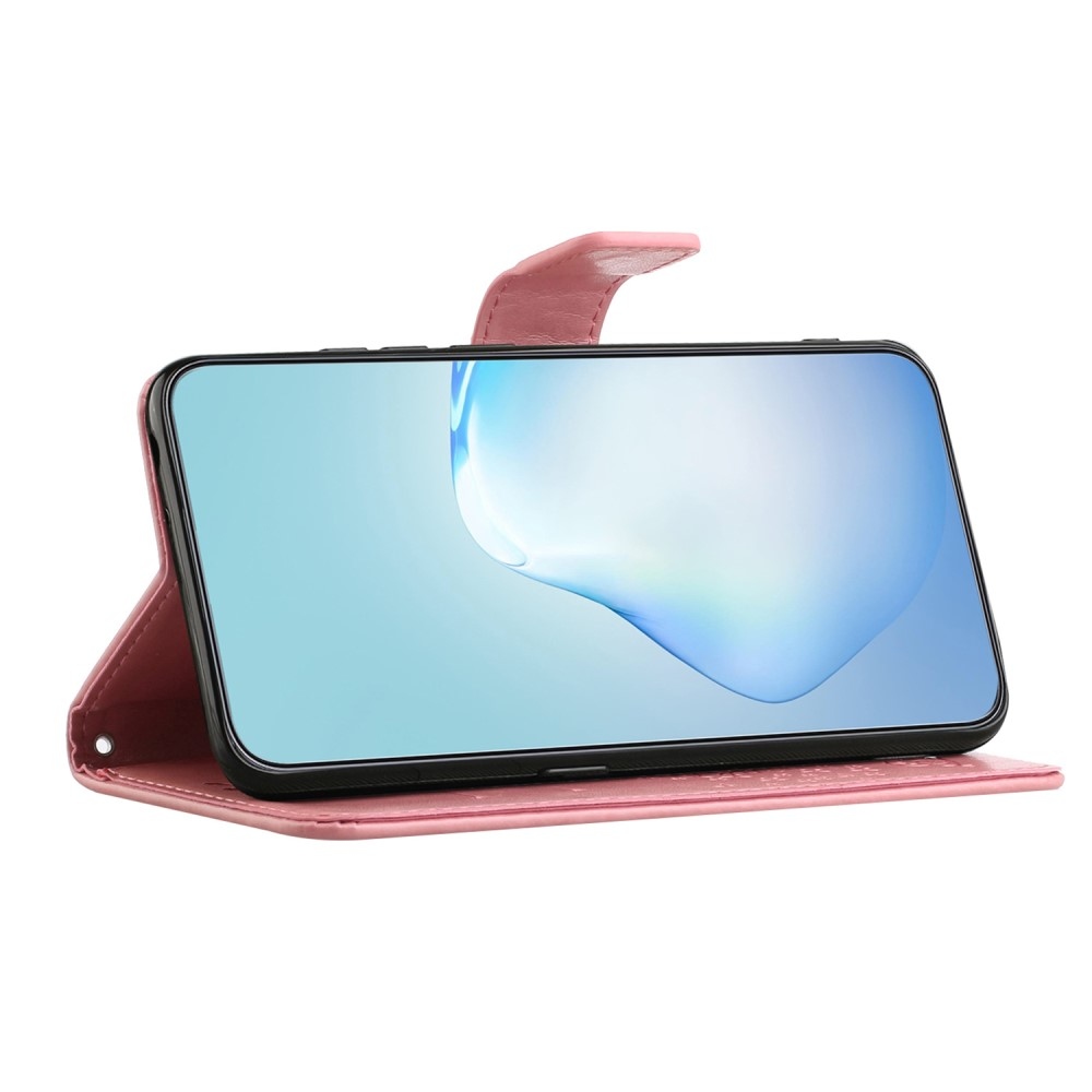 Fa könyv tok a Xiaomi Redmi 12 4G/5G készülékhez - rózsaszínű