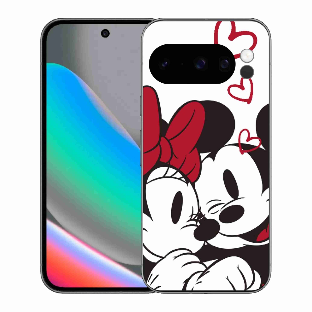 Zselés borítás mmCase a Google Pixel 10 Pro-hoz - minnie és mickey