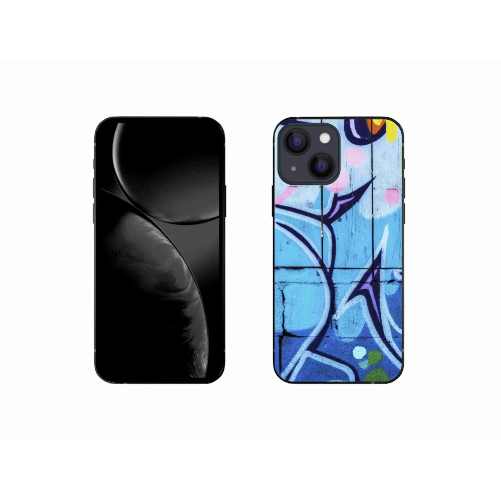 Zselés borítás mmCase iPhone 13 mini készülékhez - graffiti