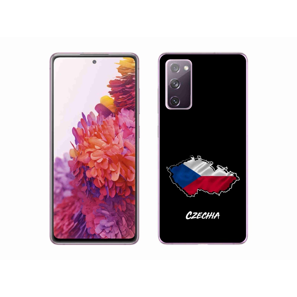 Gél védőhuzat mmCase Samsung Galaxy S20 FE - Csehország fekete háttér