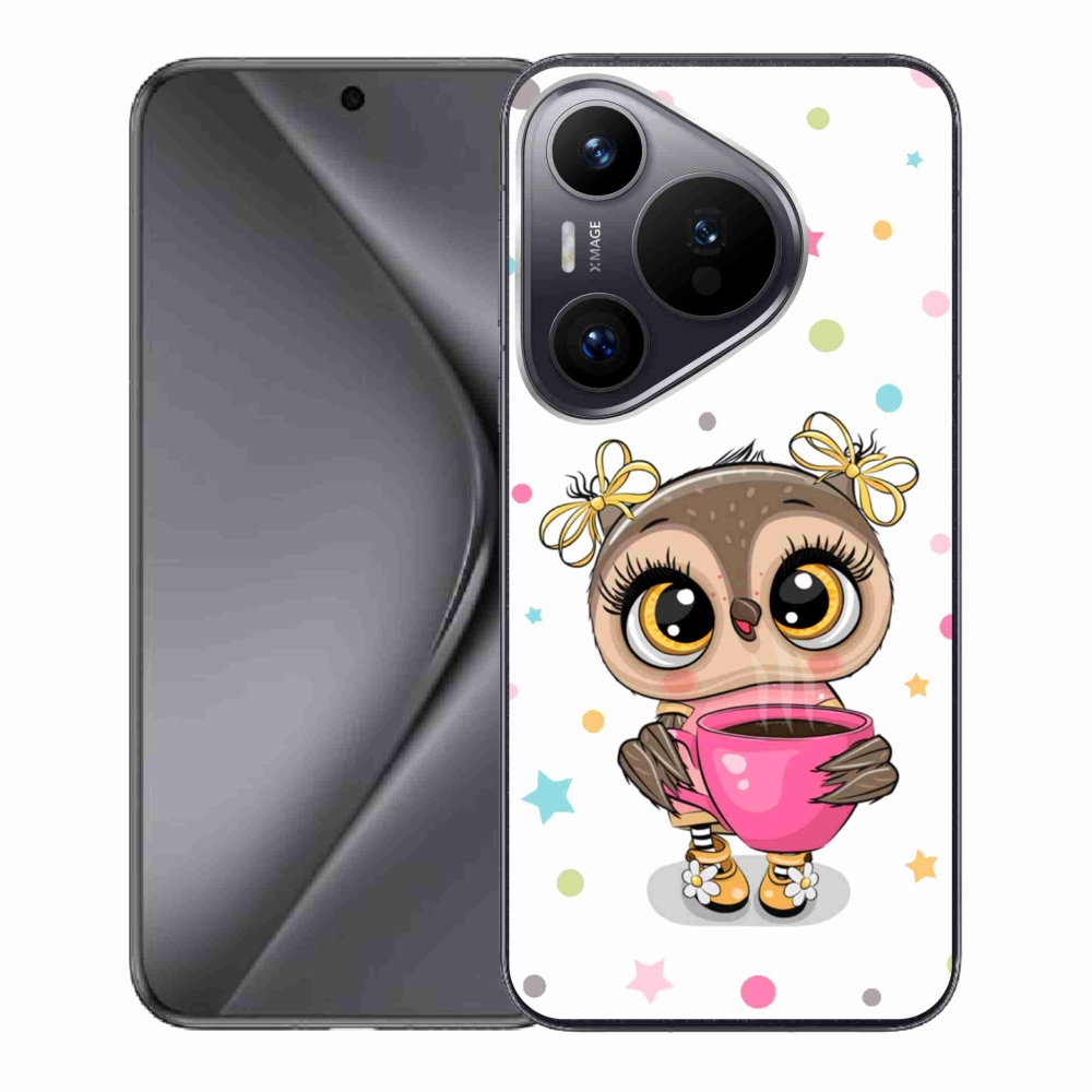 Gél borító mmCase a Huawei Pura 70 készülékhez - rajzfilm bagoly