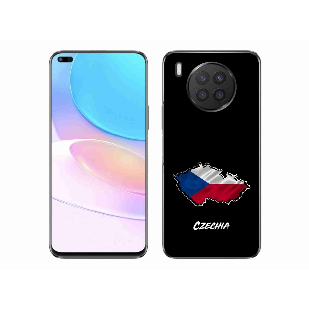Gél borítás mmCase a Huawei Nova 8i készülékhez - Csehország fekete háttér
