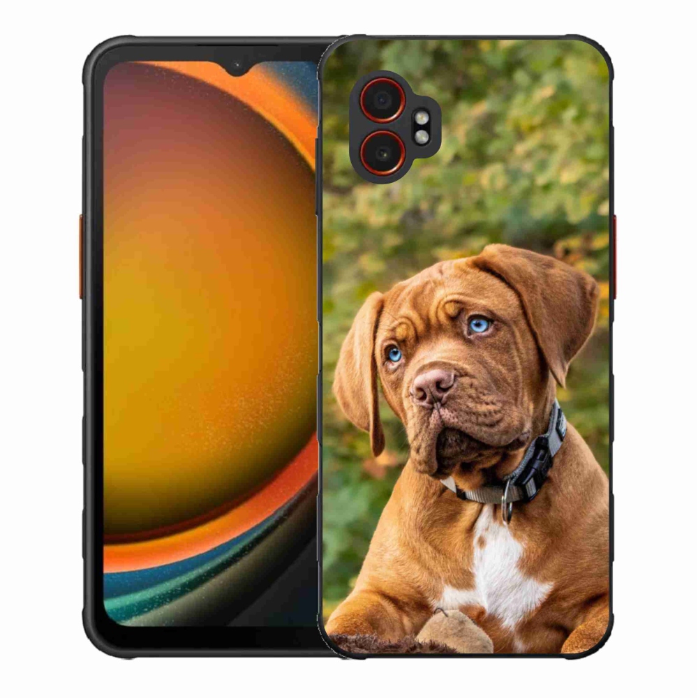 Zselés borítás mmCase Samsung Galaxy Xcover 7 Pro - kölyökkutyakékhez