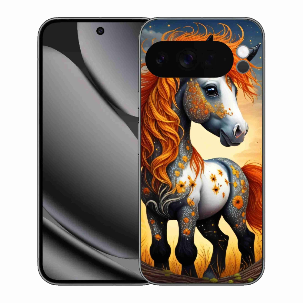 Zselés borítás mmCase a Google Pixel 10 Pro XL számára - színes póni