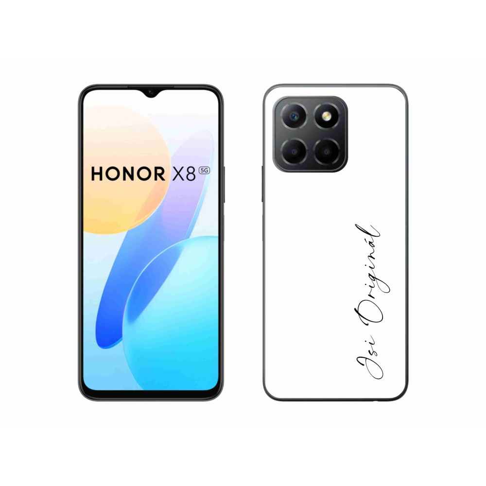 Gél borító mmCase a Honor X8 5G/Honor 70 Lite 5G számára - te vagy az eredeti fehér háttér