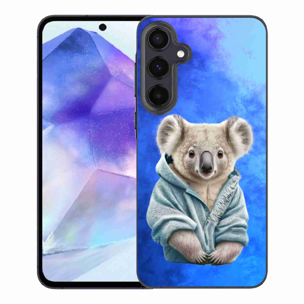 Zselés borítás mmCase Samsung Galaxy A55 5G - koala pulóverben