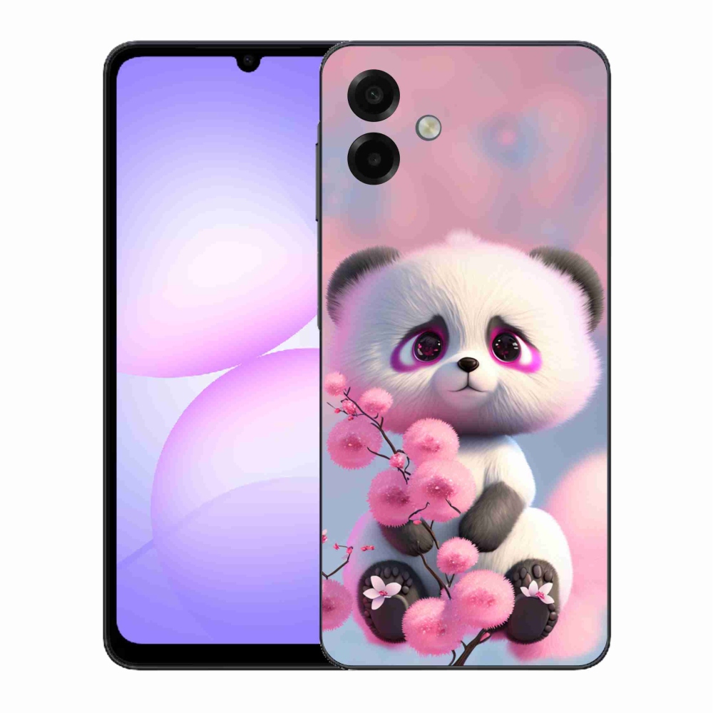 Gél borítás mmCase Samsung Galaxy A07 4G - aranyos panda 1