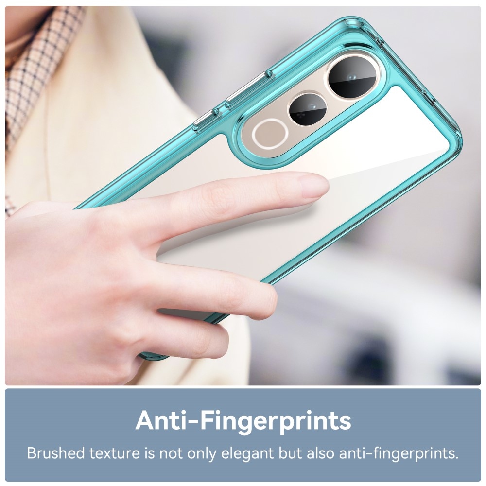 Gél tok fix hátlappal a Vivo V50 Lite 4G/5G készülékhez - világoskék színben