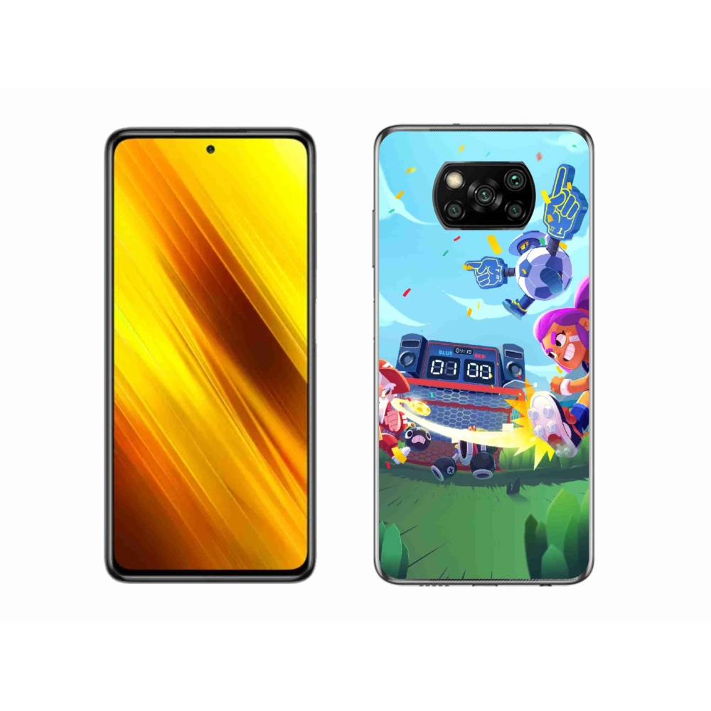 Gél borítás mmCase a Xiaomi Poco X3 Pro számára - brawl stars 1
