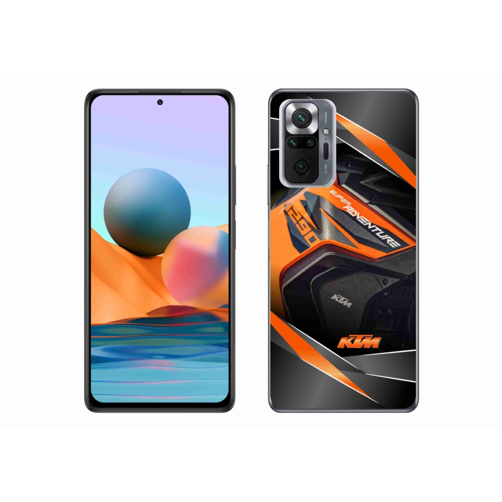 Gél borítás mmCase a Xiaomi Redmi Note 10 Pro készülékhez - motoros ktm
