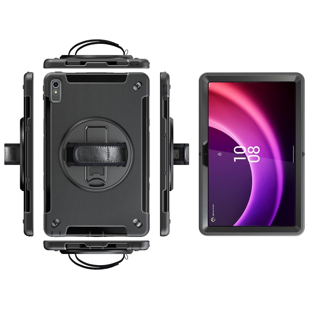 Strapabíró hibrid borítás képernyővédővel Lenovo Tab P11 (2.Gen) - fekete